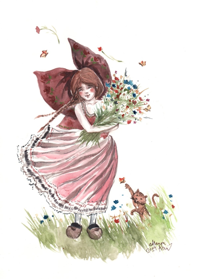 Alsacienne au bouquet